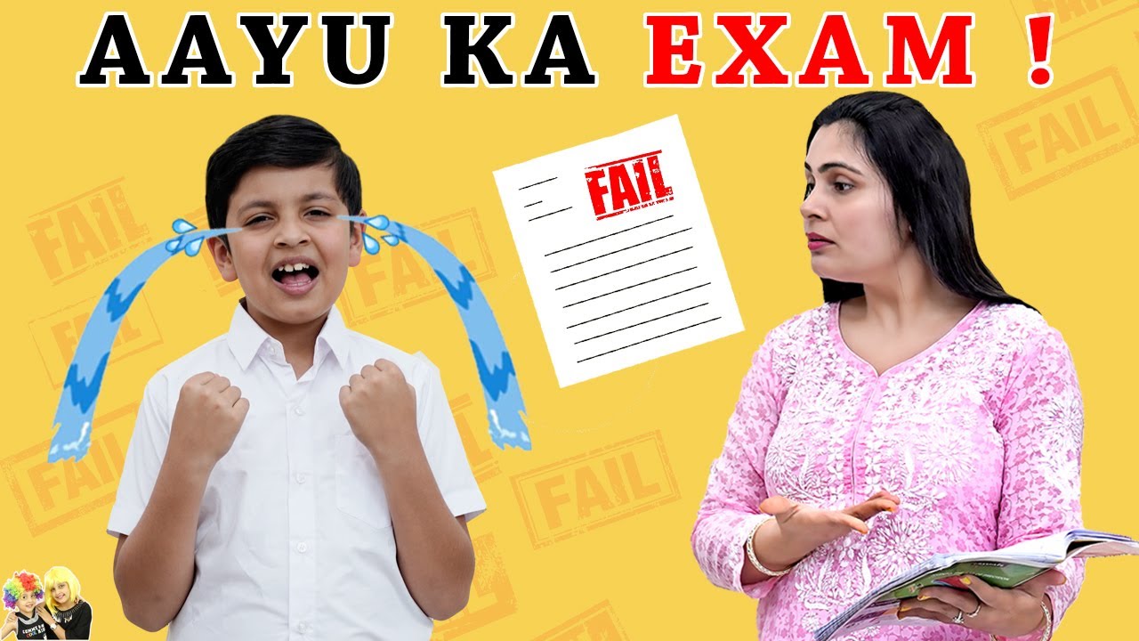 AAYU KA EXAM | Short Movie on Students during exams | Funny Types of Students | Aayu and Pihu Show