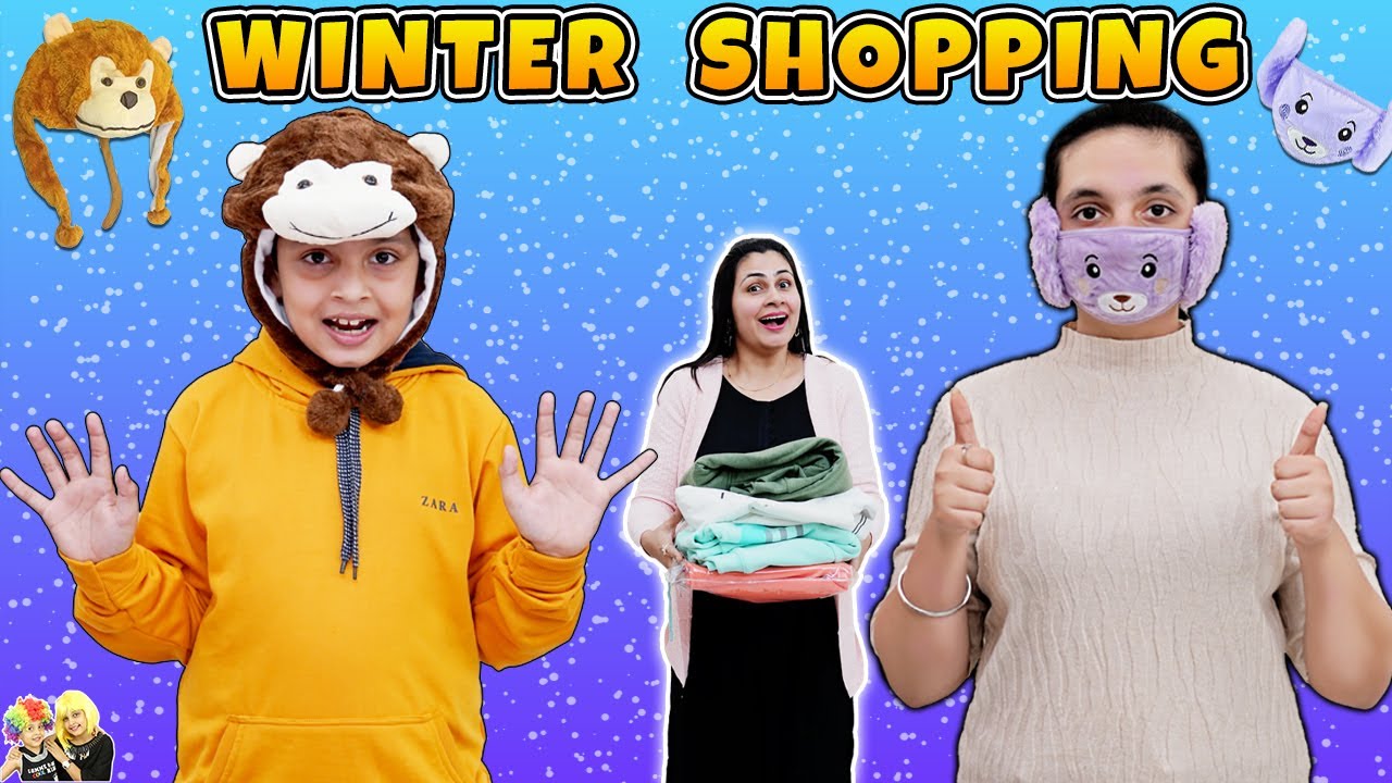 WINTER SHOPPING HAUL | Winter Wardrobe Haul | Kids Accessories | Aayu and Pihu Show