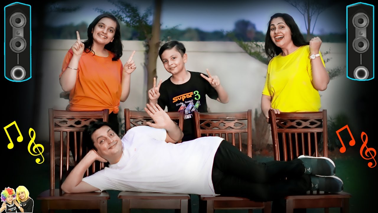 MUSICAL CHAIRS WITH A TWIST | Comedy Family Challenge | Aayu and Pihu Show
