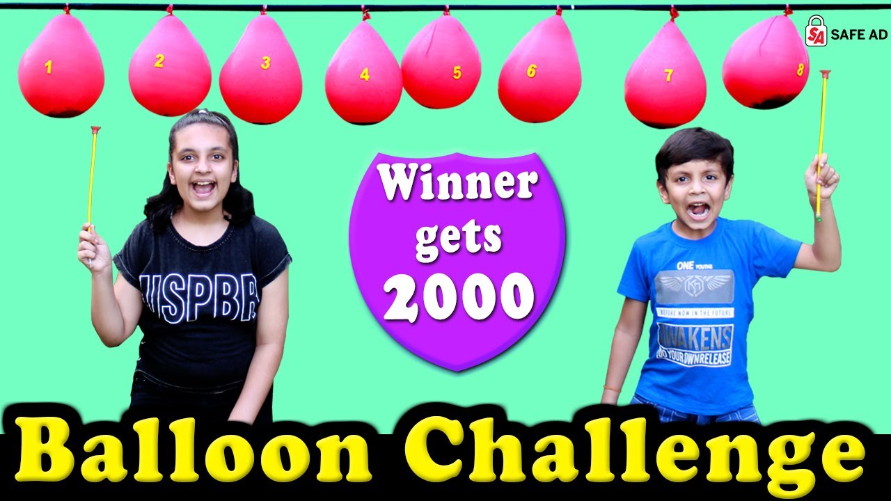 Don’t choose the wrong BALLOON CHALLENGE | Funny Types of people in playground | Aayu and Pihu Show