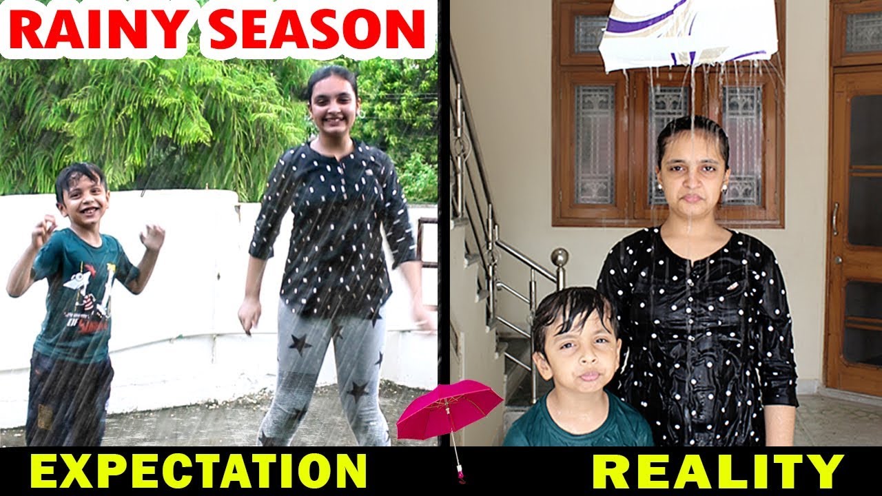 RAINY SEASON – Expectation vs Reality – Monsoon Aayu and Pihu Show