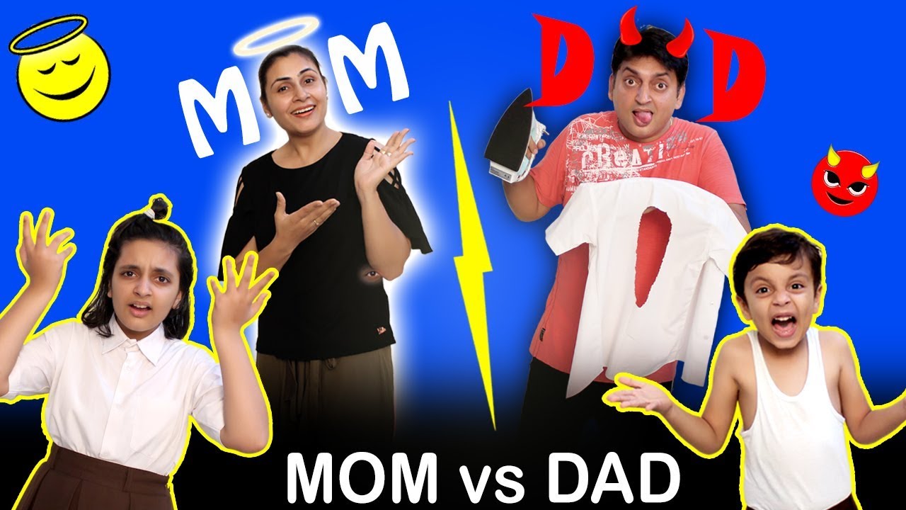 MOM vs DAD | Family Fun Morning Routine | Aayu and Pihu Show