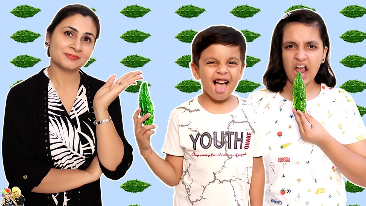 KARELA CHALLENGE | HEALTHY EATING | Good Habits Moral Story | Aayu and Pihu Show