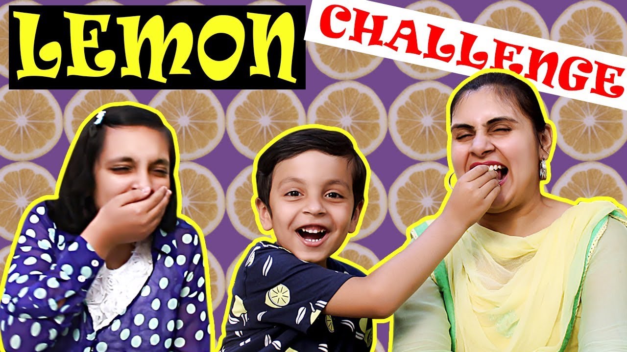 LEMON CHALLENGE | No expressions challenge | Moral Story for kids | Aayu and Pihu Show
