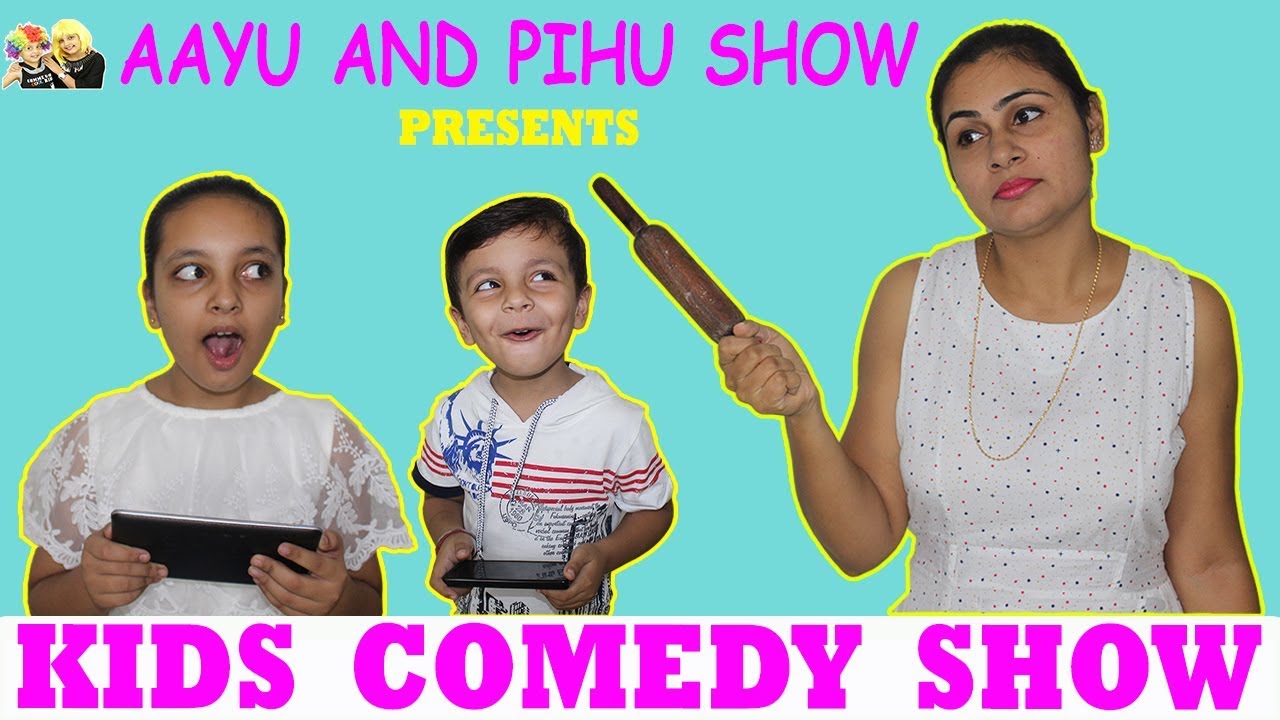 KIDS COMEDY SHOW | KIDS WATCHING CARTOON || FUNNY HINDI CARTOON FOR KIDS | Aayu and Pihu Show
