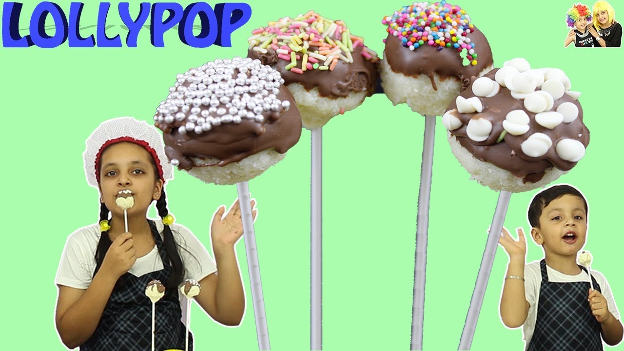 CHOCOLATE LOLLYPOP | चॉकलेट का लॉलीपॉप | KIDS COOKING | | Aayu and Pihu Show