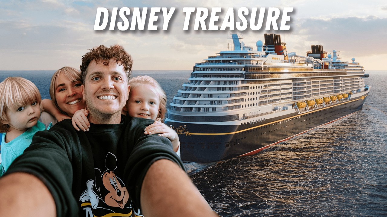 We Boarded the Disney Treasure (BRAND NEW DISNEY CRUISE SHIP)