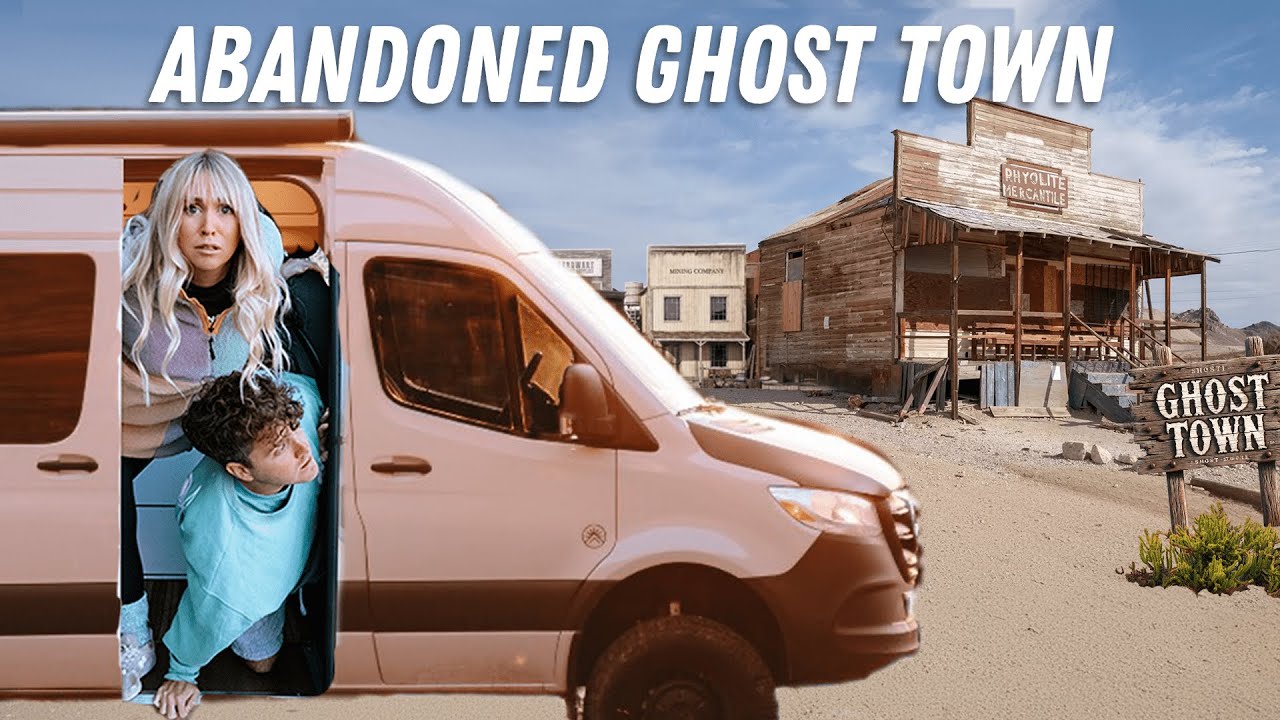 Van Life Overnight in an Abandoned Ghost Town