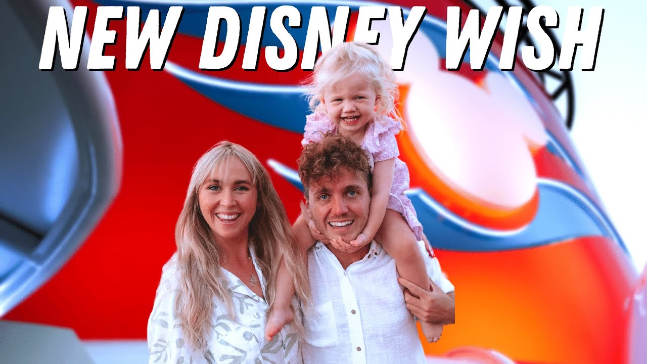 We Went On The DISNEY WISH (boarding Disneys brand new cruise ship!)