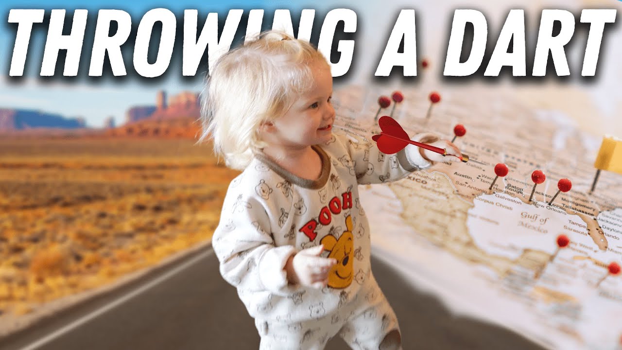 Throwing a Dart at a Map (and flying wherever it lands)