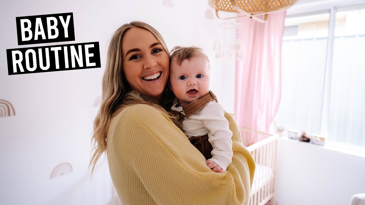 Our MORNING and NIGHT Routine with our 3 Month BABY