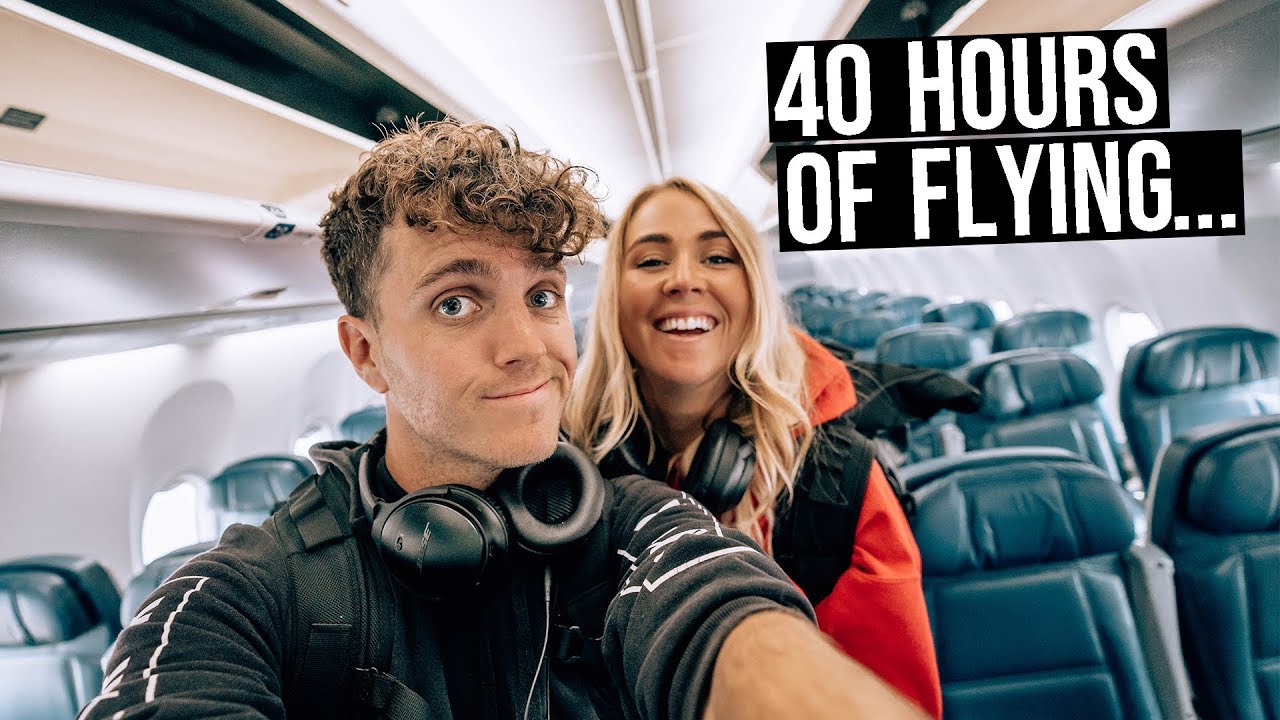 Flying AROUND THE WORLD to the USA (extreme jet lag)