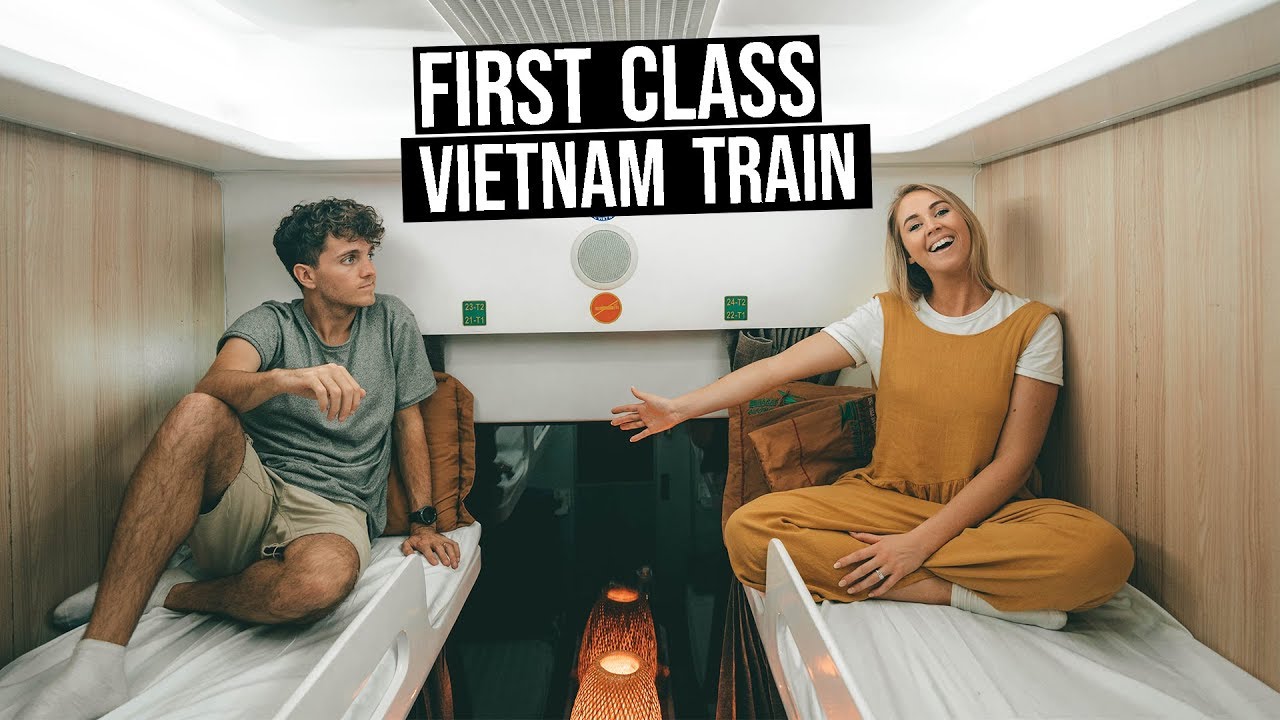 13 Hour First Class Sleeper Train in Vietnam | Hanoi to Hue Overnight