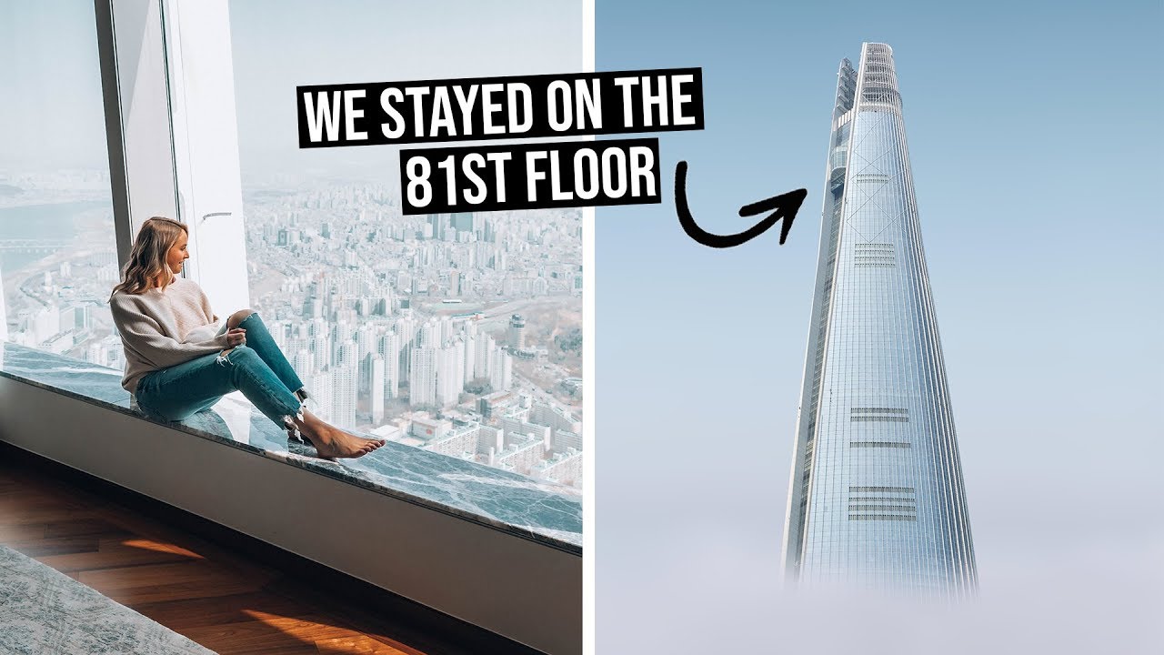 We Stayed in One of the Worlds Tallest Hotels | 5 Star Hotel in Seoul, Korea