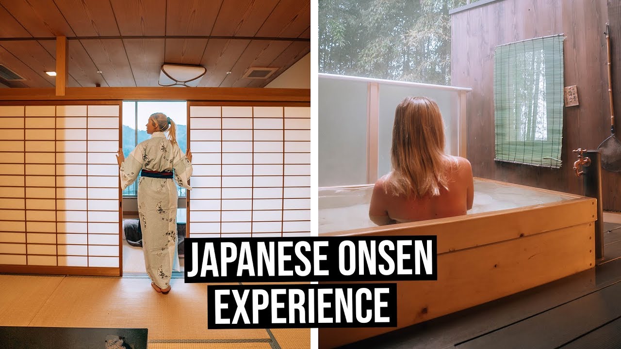 Our First Time Experiencing a Japanese Onsen Bath + Ryokan Hotel Spring Hotel