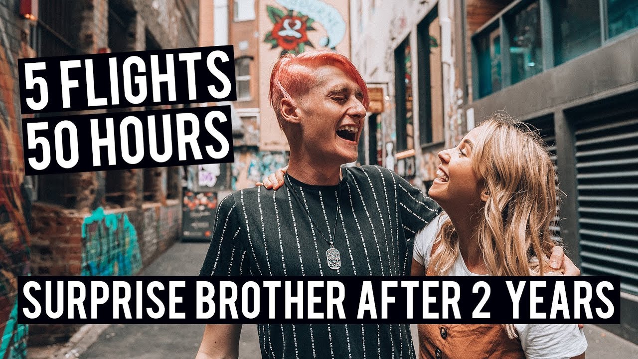 5 Flights & 50+ Hours of Flying to Surprise Brother For CHRISTMAS