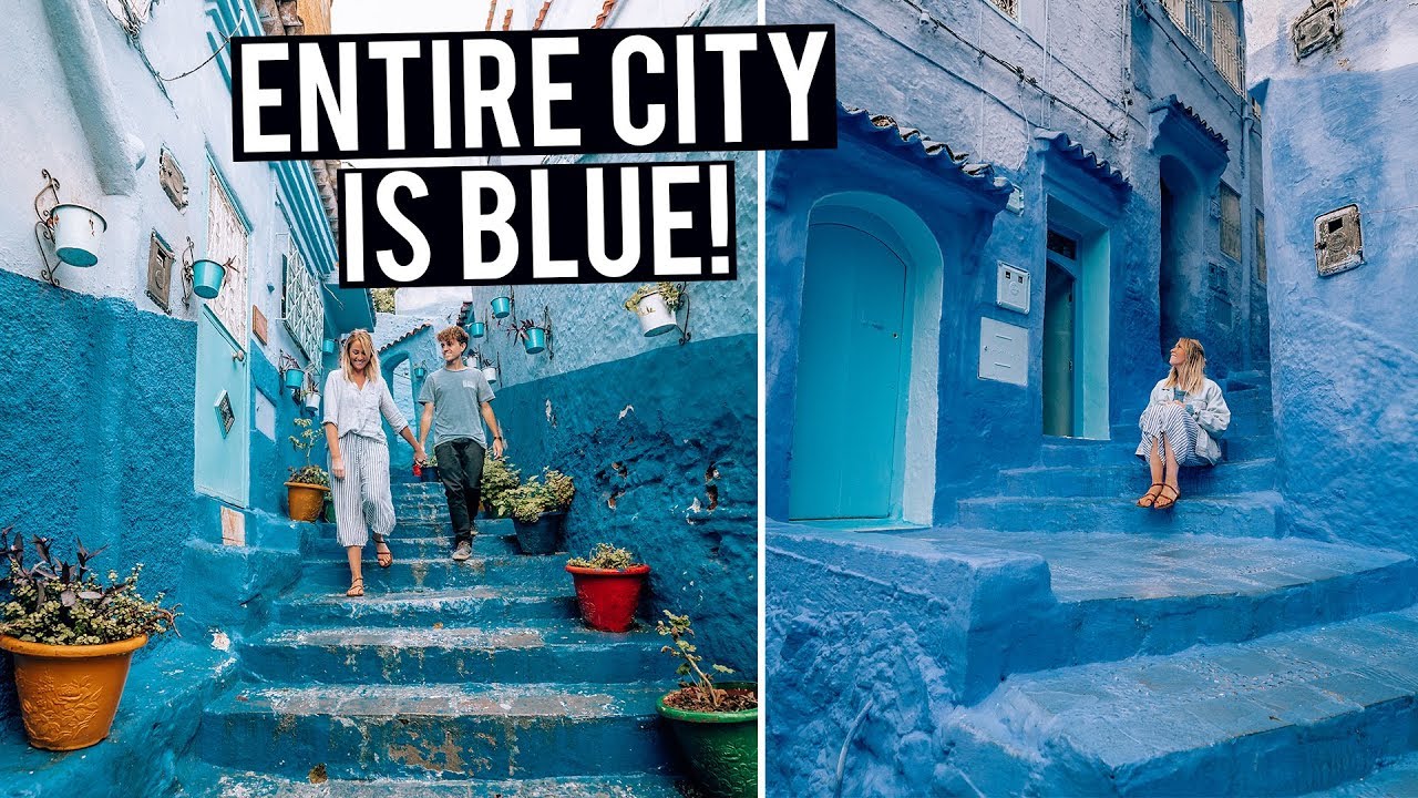 This Entire Moroccan City is BLUE! Exploring Chefchaouen & Fes Medina
