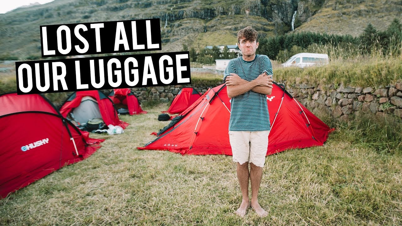 Camping in ICELAND and LOST all our LUGGAGE!
