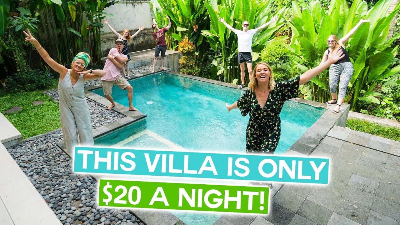 This BALI VILLA is ONLY $20!! | LUXURY ASIA LIVING for Jess Birthday – Canggu & Ubud Vlog