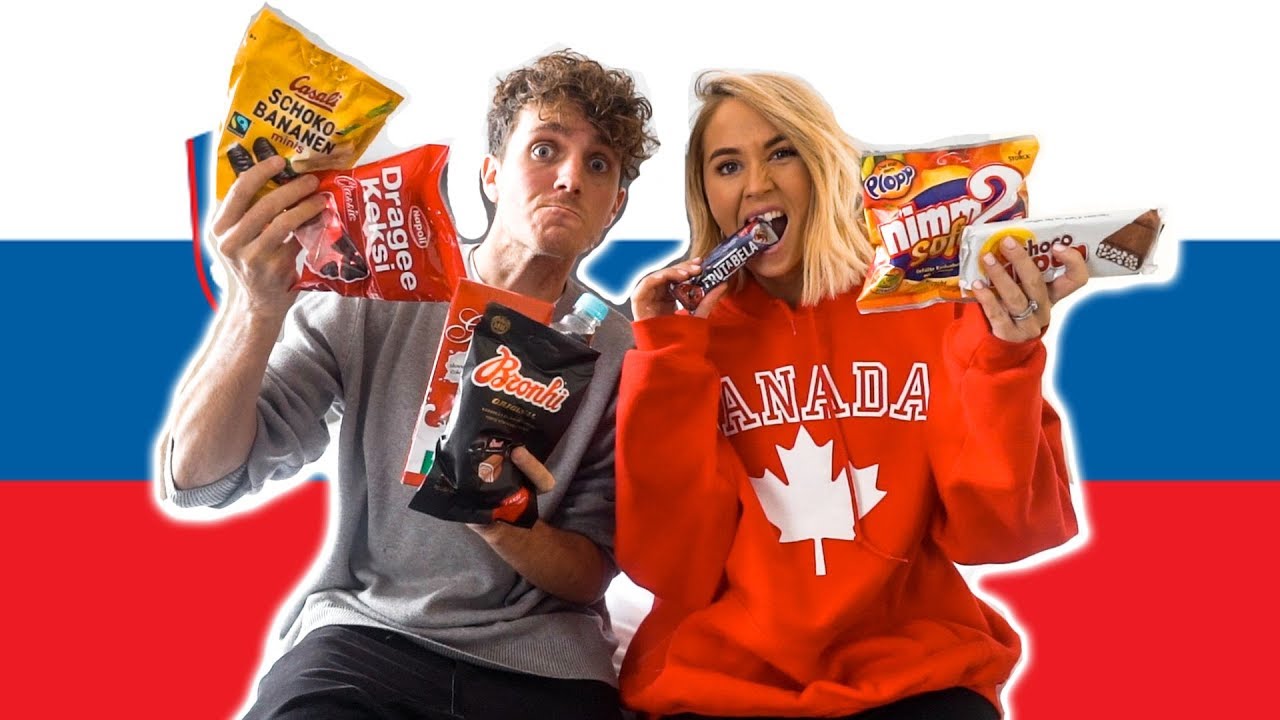 Australians Try Slovenian Candy