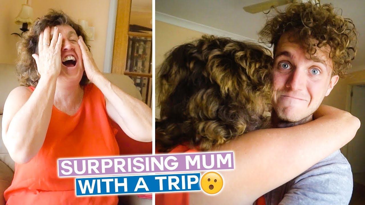 surprising mum with a trip! CUTEST REACTION!!