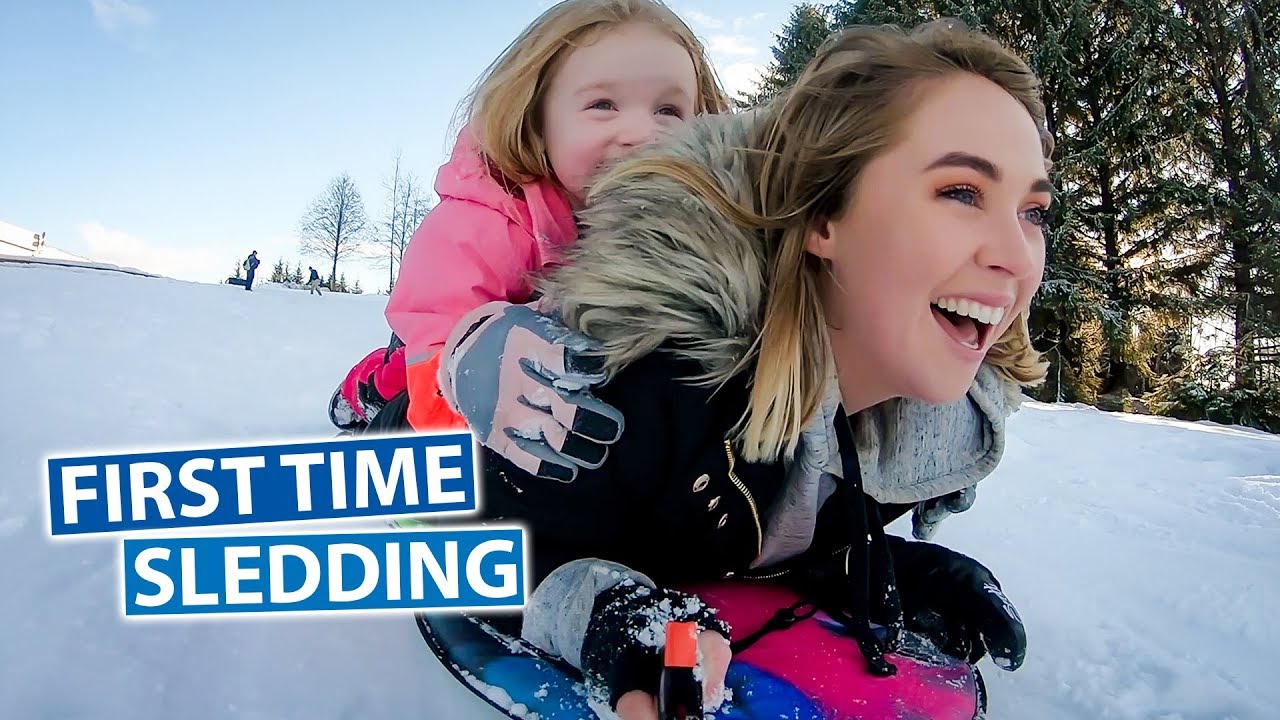 First Time Sledding | Canada Vlog