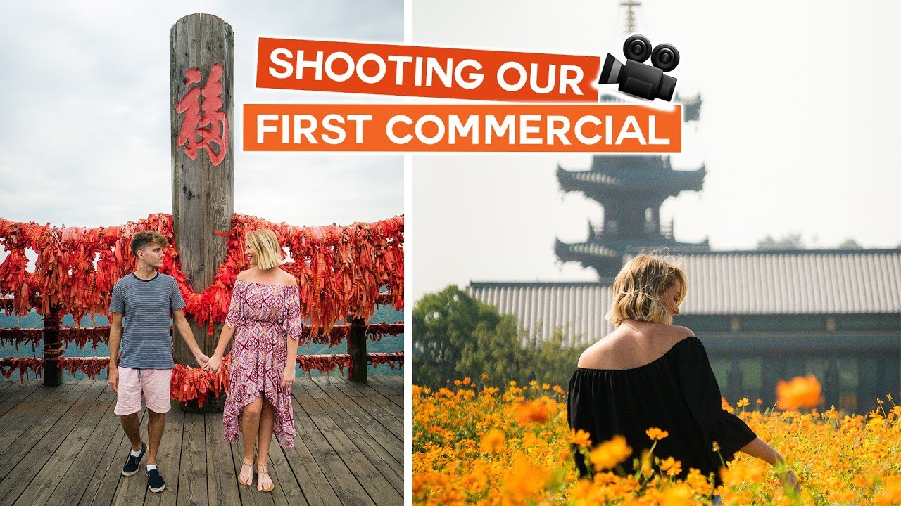 Shooting Our First Commercial | China Vlog