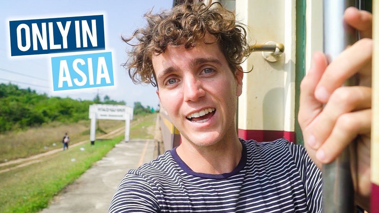 CRAZY TRAIN TRAVEL through THAILAND | Only in Asia!
