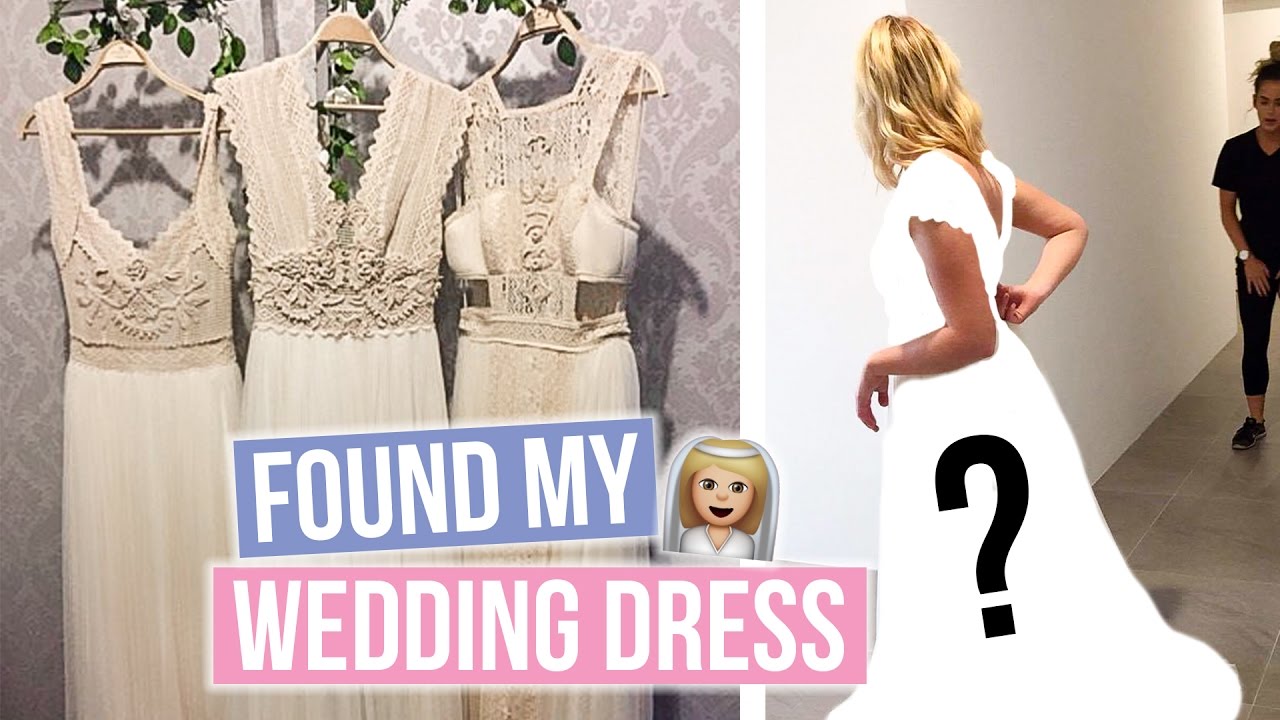 Trying On My Wedding Dress