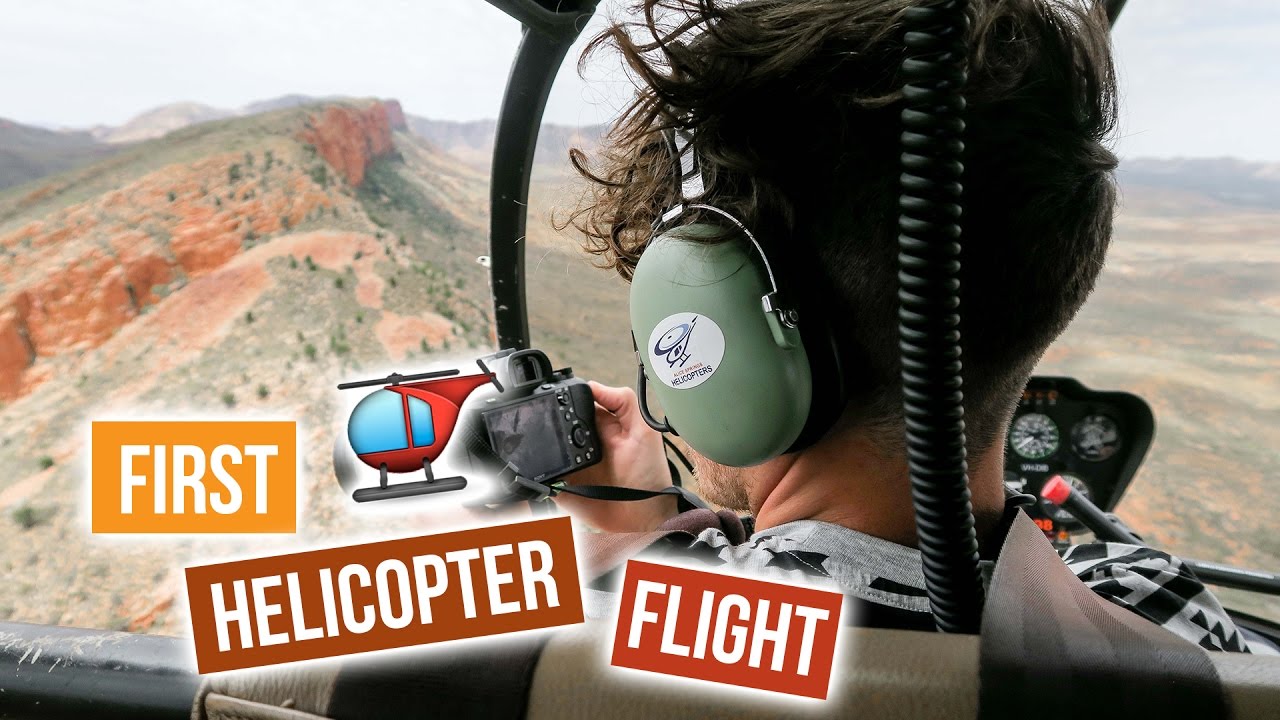 Flying over AUSTRALIA in a HELICOPTER