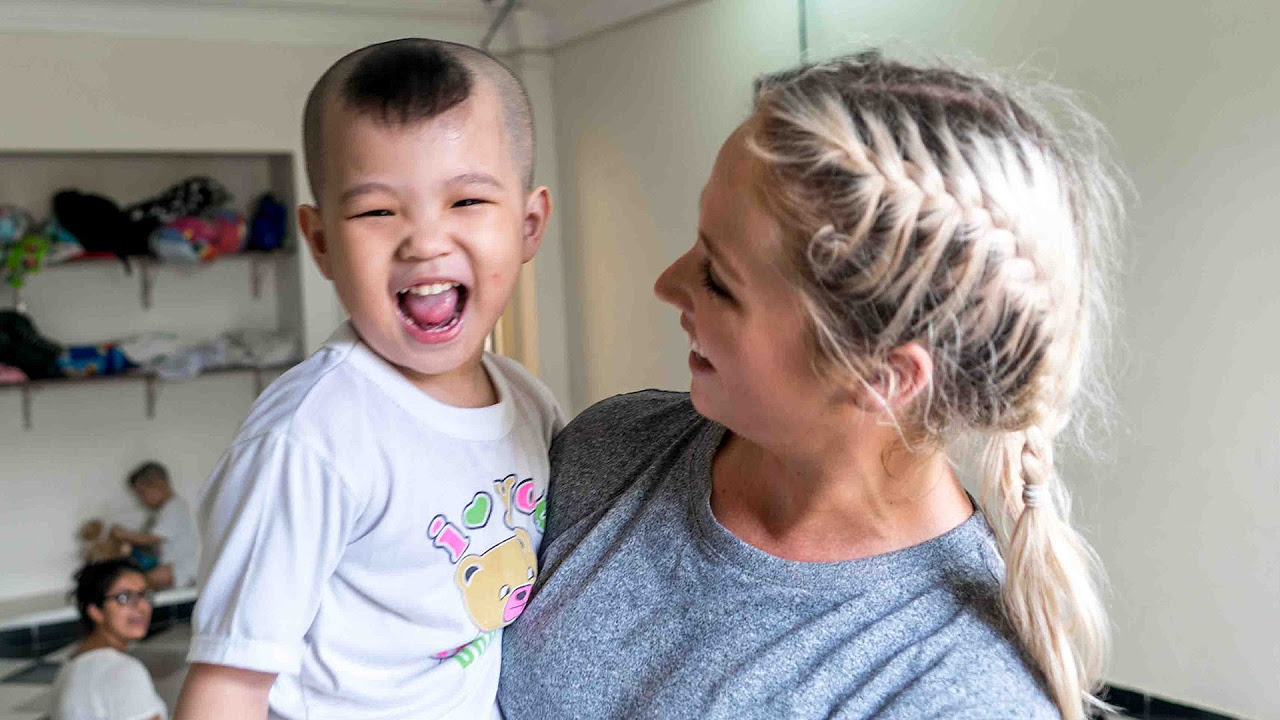 OVERWHELMED AT AN ORPHANAGE