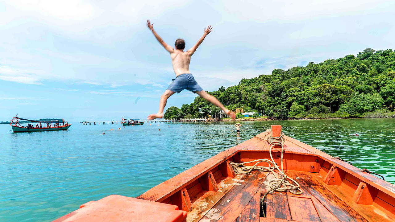 BOAT TRIP in CAMBODIA | Sihanoukville Vlog