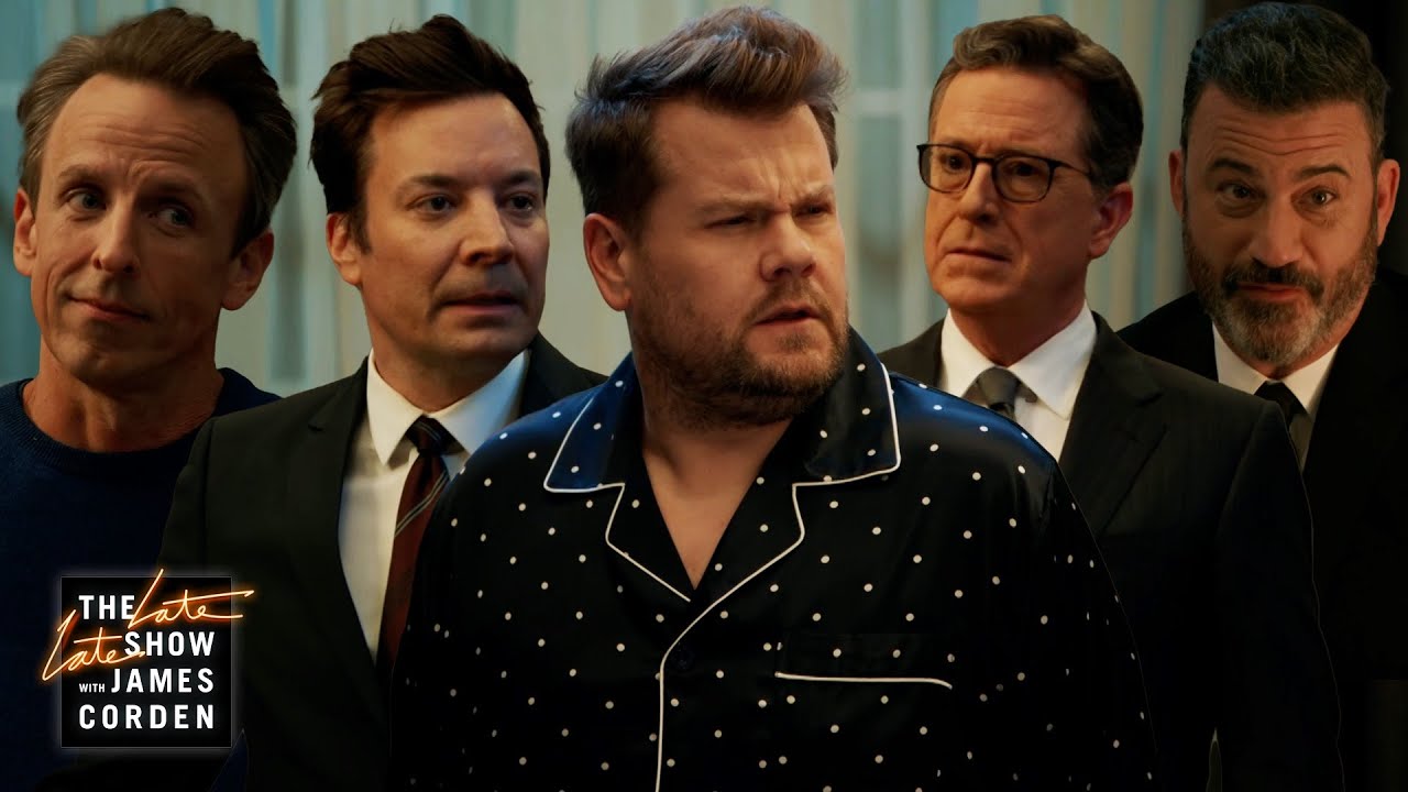 Late Night Nightmare w/ Kimmel, Meyers, Colbert, Fallon, Letterman & Noah