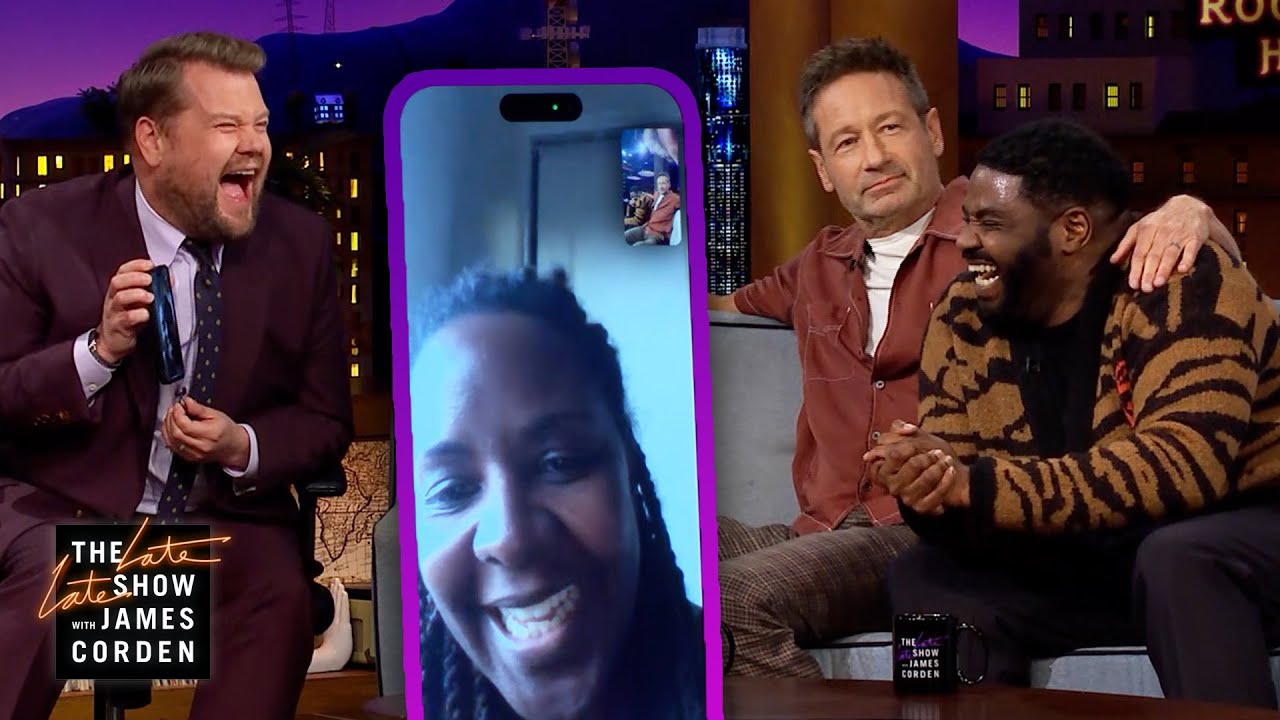 David Duchovny FaceTimes with Ron Funches’ Sister