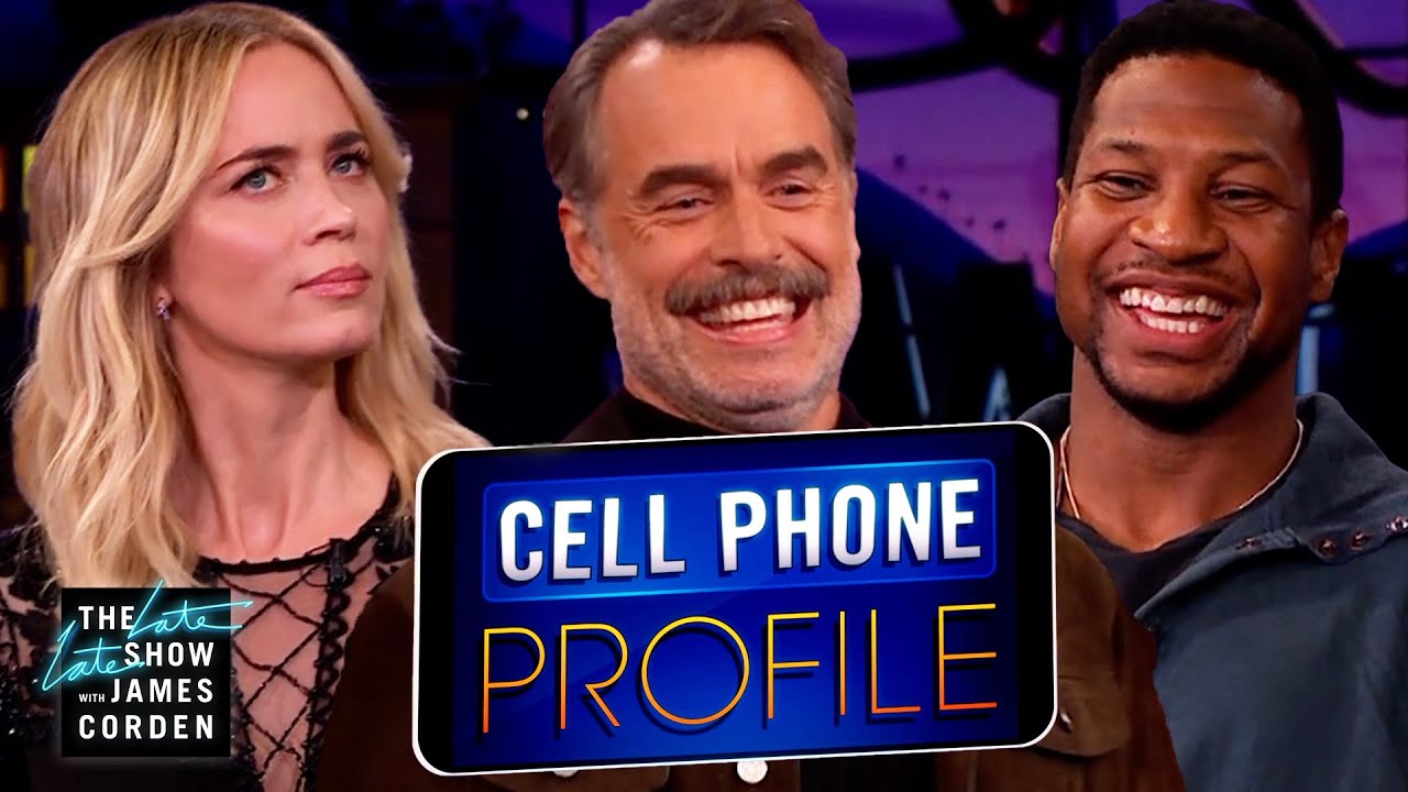 “Whose Cell Phone Is It?” w/ Emily Blunt, Jonathan Majors & Murray Bartlett