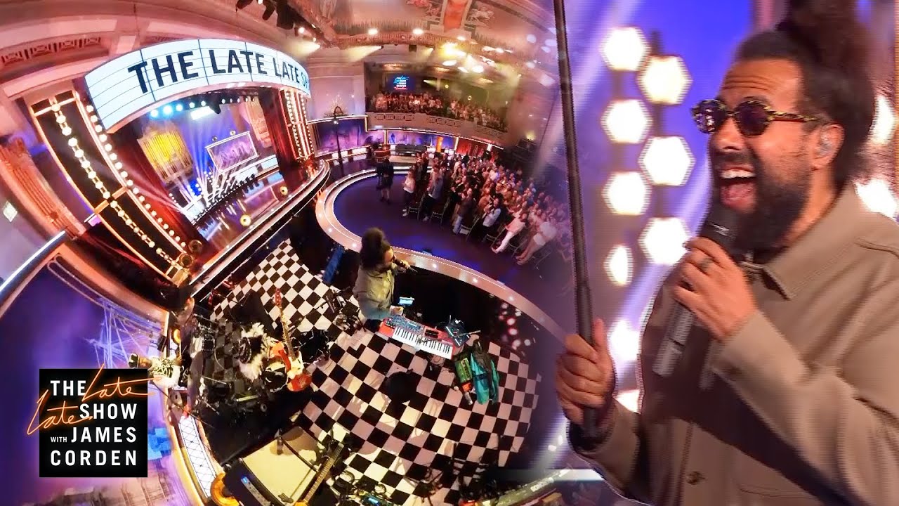 Reggie Watts Used a 360 Camera & The Result Is Glorious – #LateLateLondon