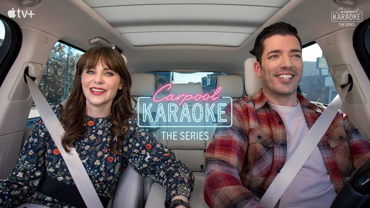 Zooey Deschanel & Jonathan Scott – Carpool Karaoke: The Series — AppleTV+ Preview