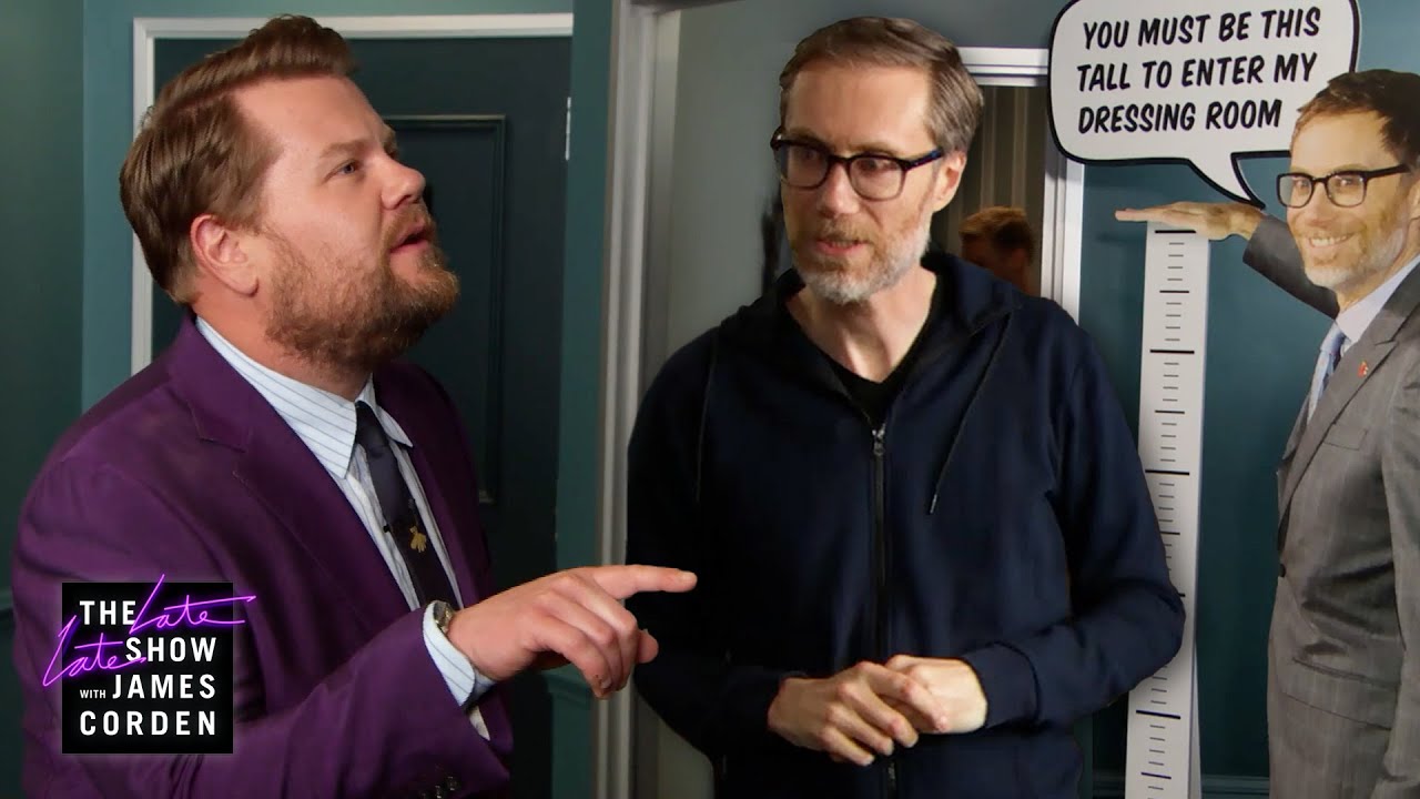 James Can’t Get Into Stephen Merchant’s Tall People Party