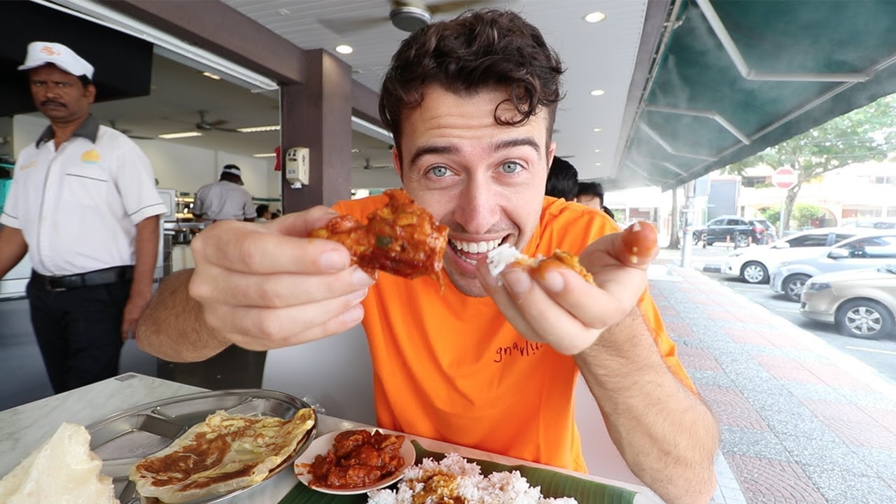 AMERICAN Reacts to Malaysian Food in MALAYSIA!