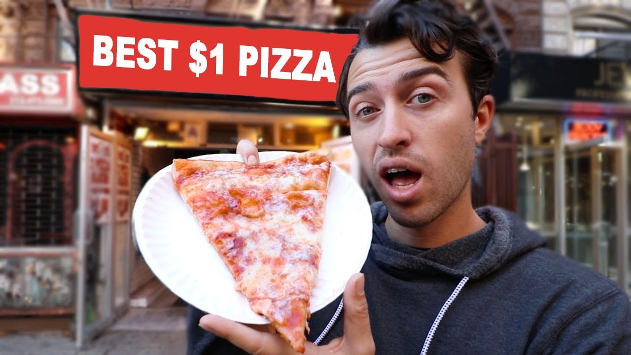 Living Cheap in NYC – Dollar Pizza Challenge !