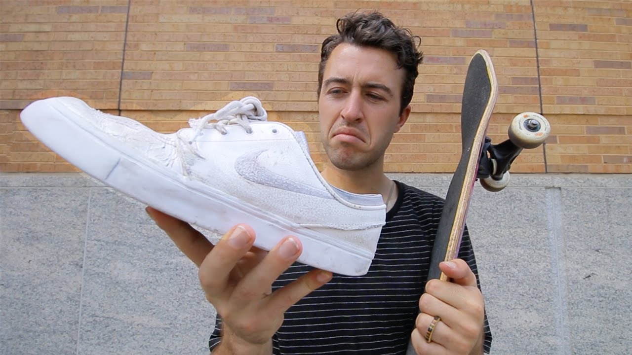 Skating in NIKE Shoes