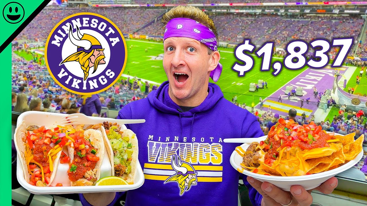 Spending $1838 on Food at a Football Game!! USA Stadium Food!!