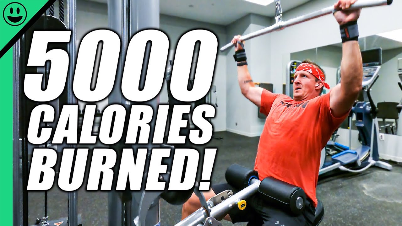 The 5,000 CALORIE WORKOUT!! Losing 8 Pounds in One Day!!