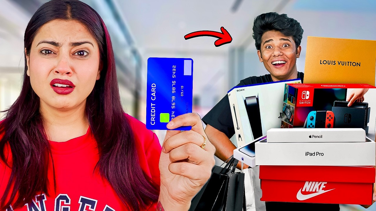 I Gave Him My CREDIT CARD for 1 Hour !