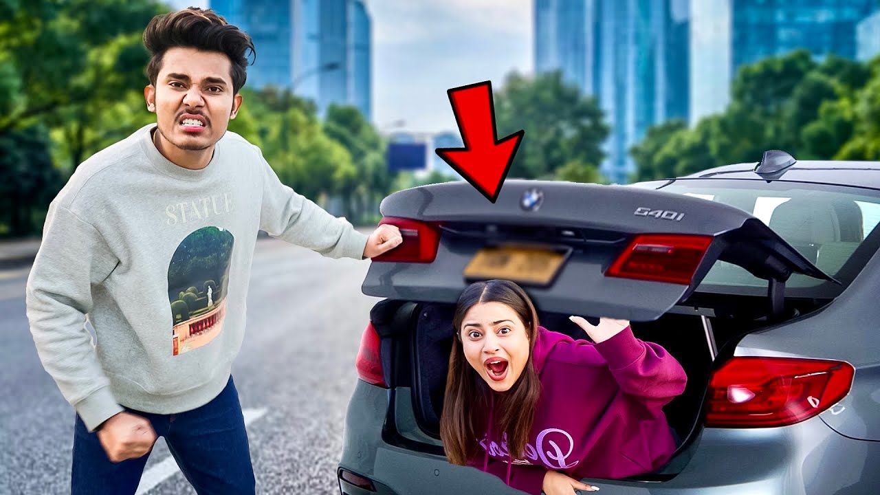 Living in His Car for 24 Hours !