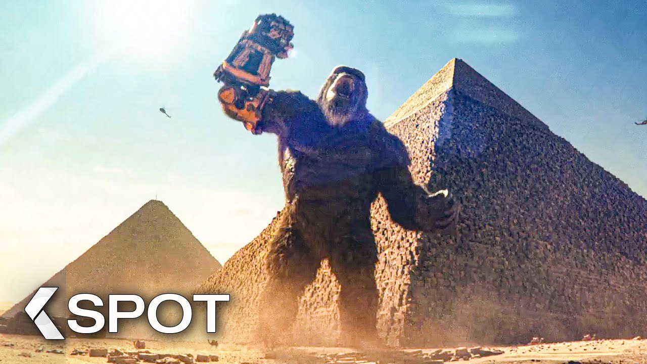 GODZILLA X KONG: The New Empire “Kong Destroys Pyramids” New TV Spot (2024)