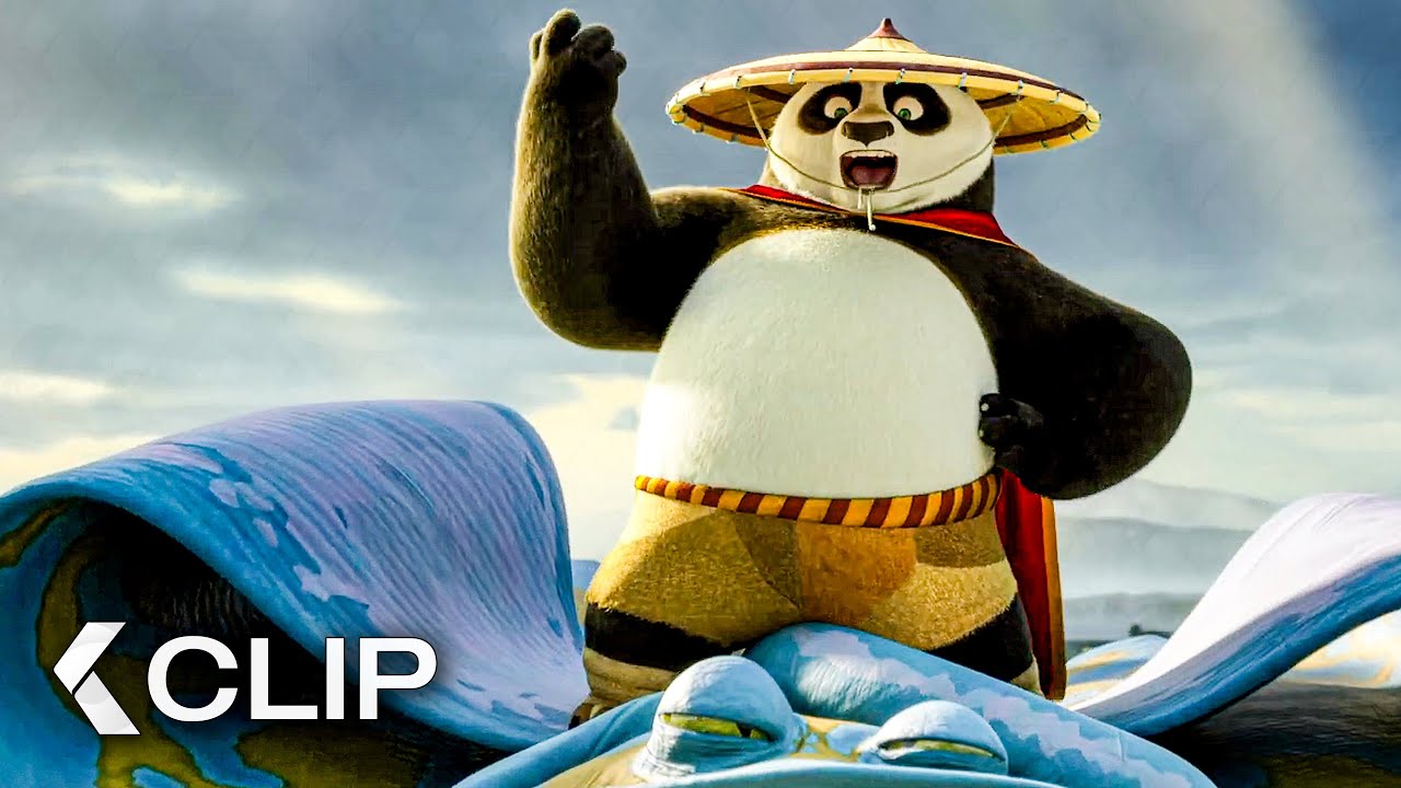Po Fights Giant Manta Ray Scene – KUNG FU PANDA 4 (2024)
