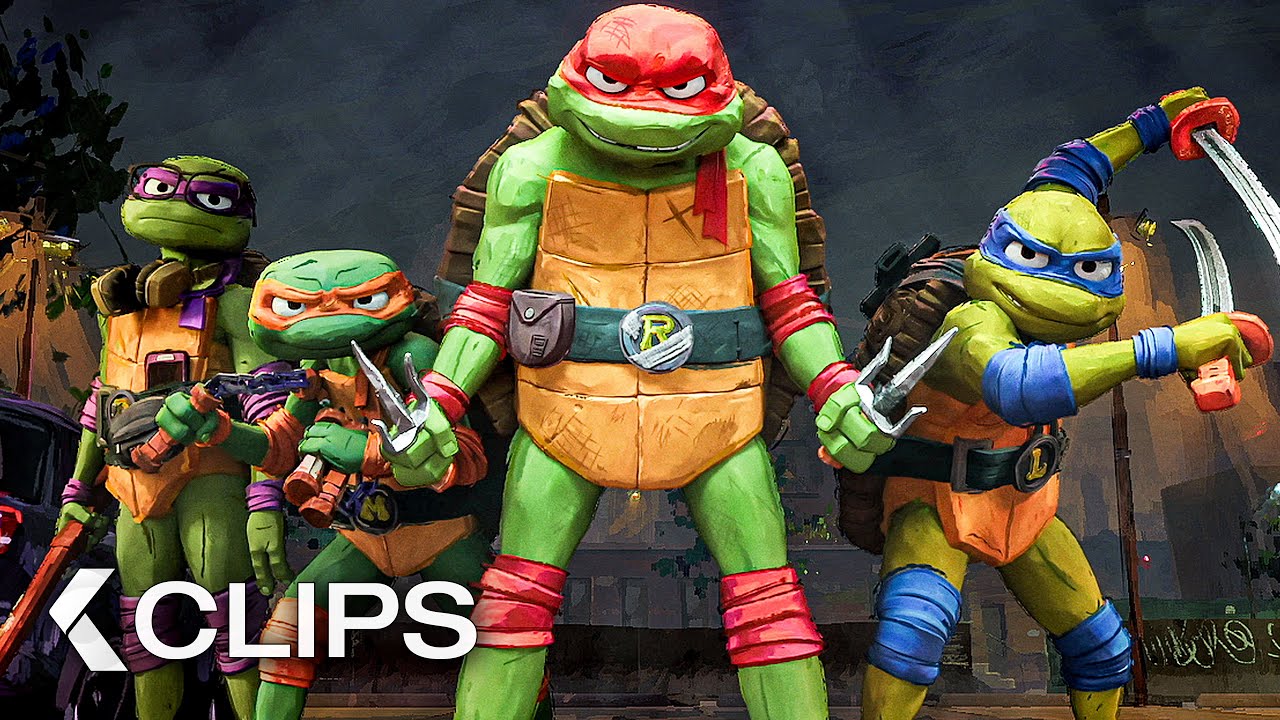 Teenage Mutant Ninja Turtles: Mutant Mayhem All Clips & Trailer (2023)