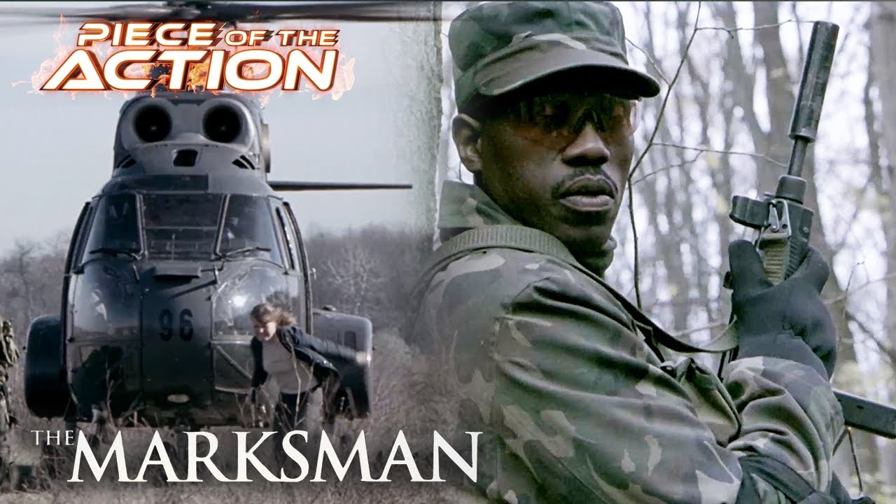 The Marksman | Huge Helicopter Explosion (ft. Wesley Snipes)