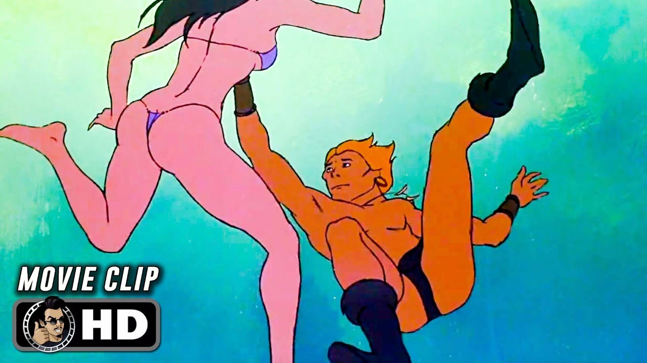 Squid Scene | FIRE AND ICE (1983) Movie CLIP HD